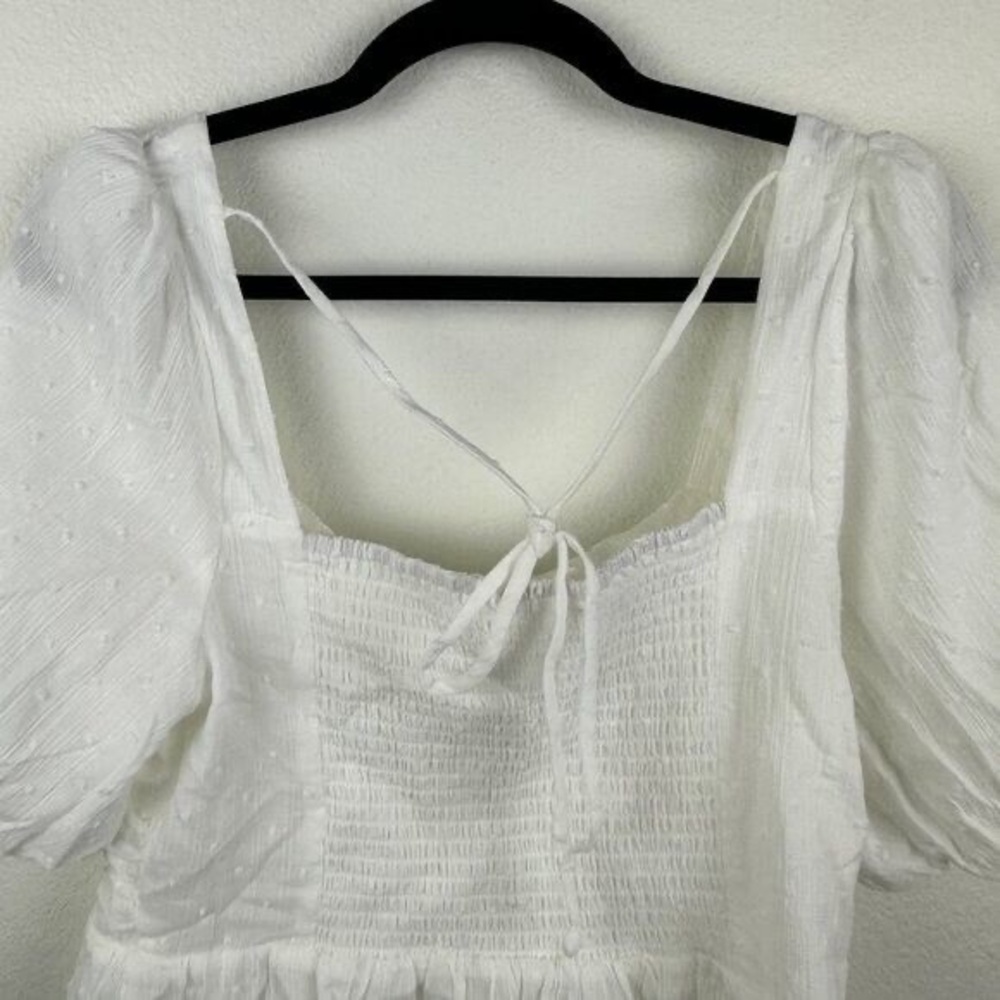 Astr Ruched Puff Sleeve Top - Picture 7 of 7